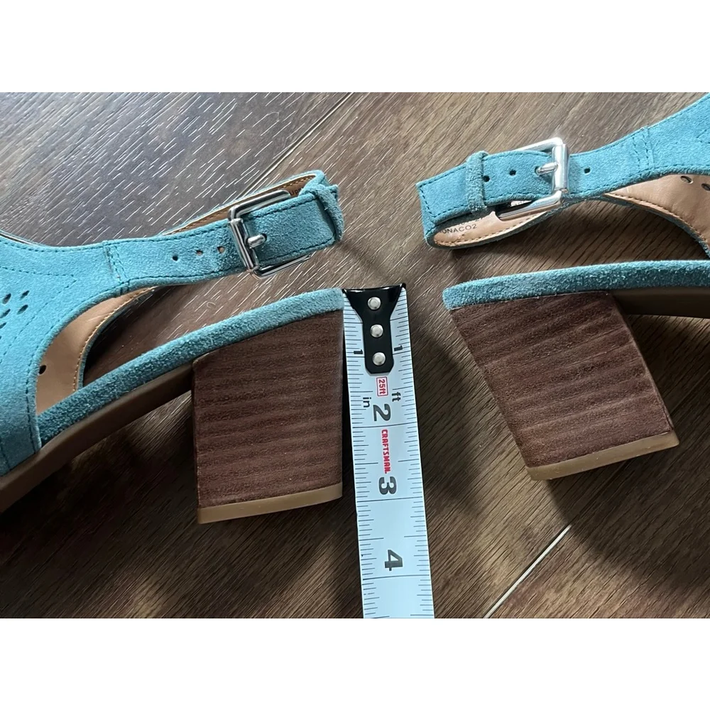 Franco Sarto Monaco suede dress sandals size 10